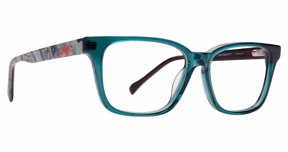 Vera Bradley VBMinnie Eyeglasses - Citrus Paisley - view 2